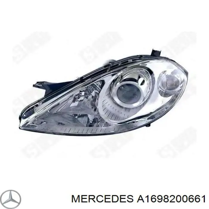 A1698200661 Mercedes Luz direita