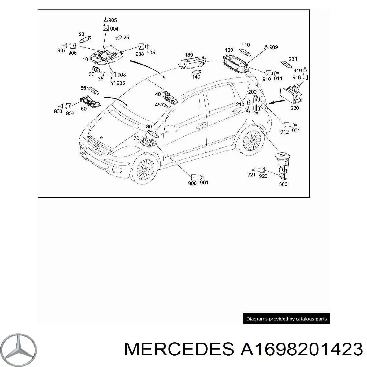 Compre A1698201423 Mercedes 
