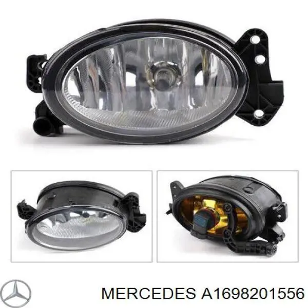 Luzes de nevoeiro esquerdas Mercedes A1698201556 preço, a partir de 37,80 USD
