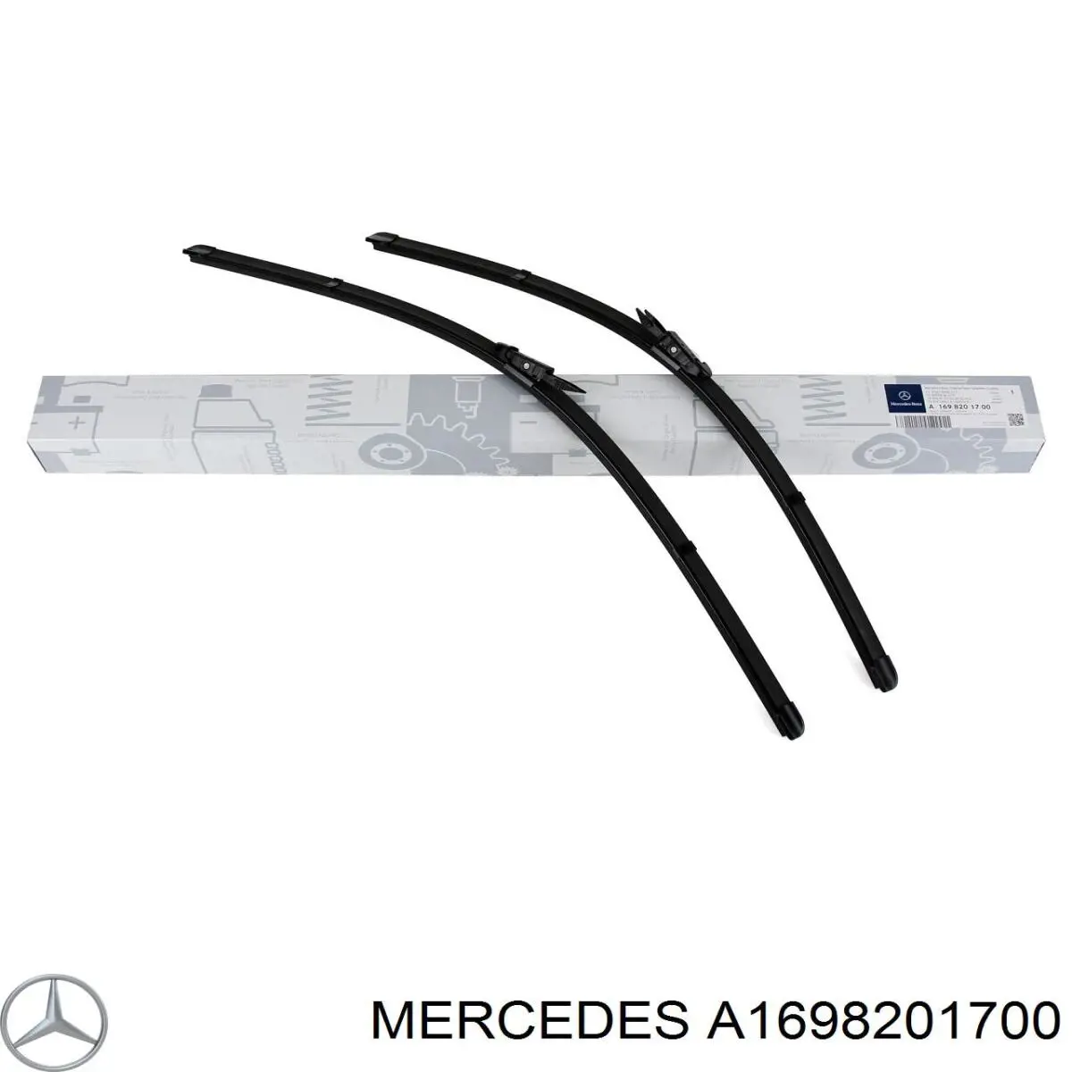 A1698201700 Mercedes Limpa-pára-brisas do pára-brisas, kit de 2 un.