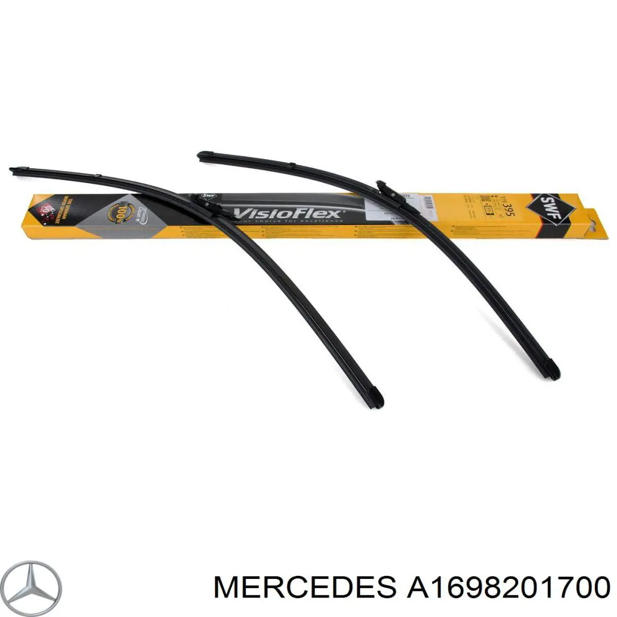 Limpa-pára-brisas do pára-brisas, kit de 2 un. Mercedes A1698201700 preço, a partir de 29,09 USD