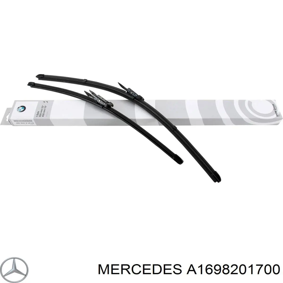 Compre A1698201700 Mercedes Limpa-pára-brisas do pára-brisas, kit de 2 un.