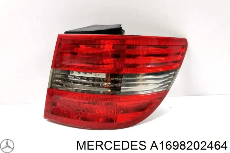 A1698202464 Mercedes Lanterna traseira direita externa