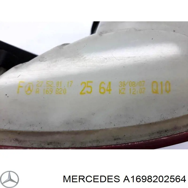 Lanterna traseira esquerda externa Mercedes A1698202564 preço, a partir de 73,21 USD