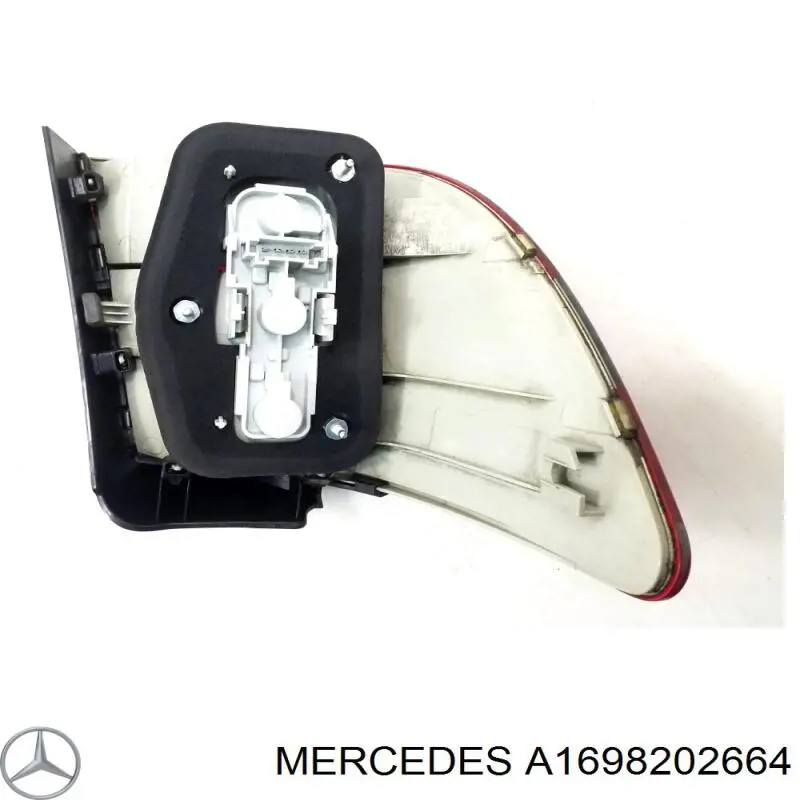 A1698202664 Mercedes Lanterna traseira direita externa