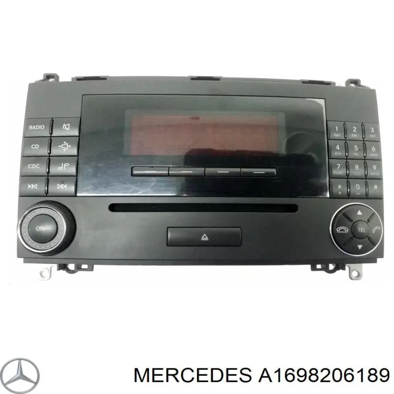 Compre A1698207589 Mercedes Aparelhagem de som (rádio AM/FM)