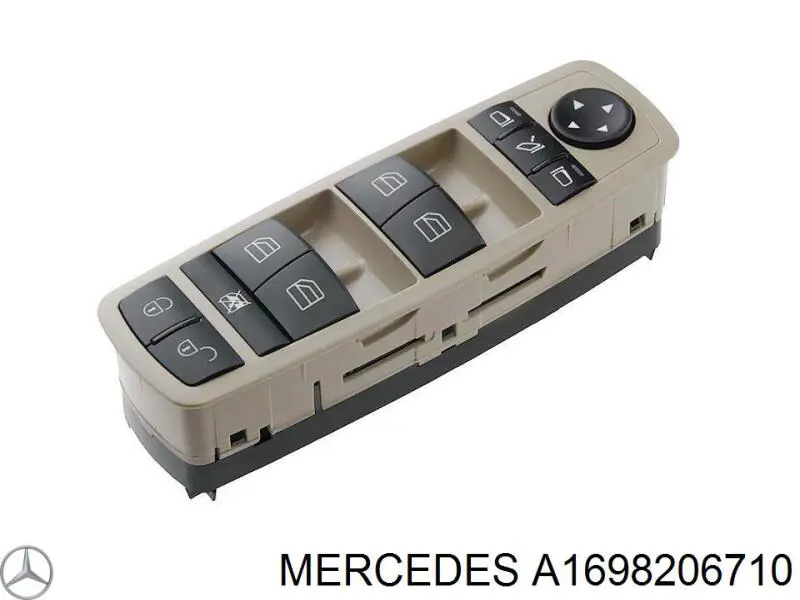 Unidade de botões dianteira esquerda de controlo de elevador de vidro Mercedes A1698206710 preço, a partir de 107,11 USD