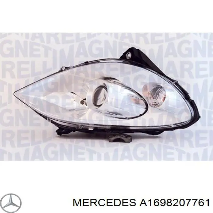 Luz esquerda Mercedes A1698207761 preço, a partir de 204,31 USD