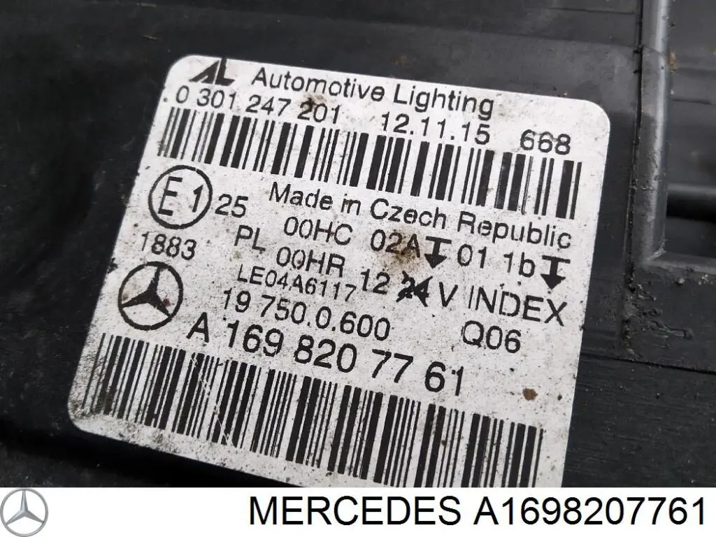 A1698207761 Mercedes Luz esquerda