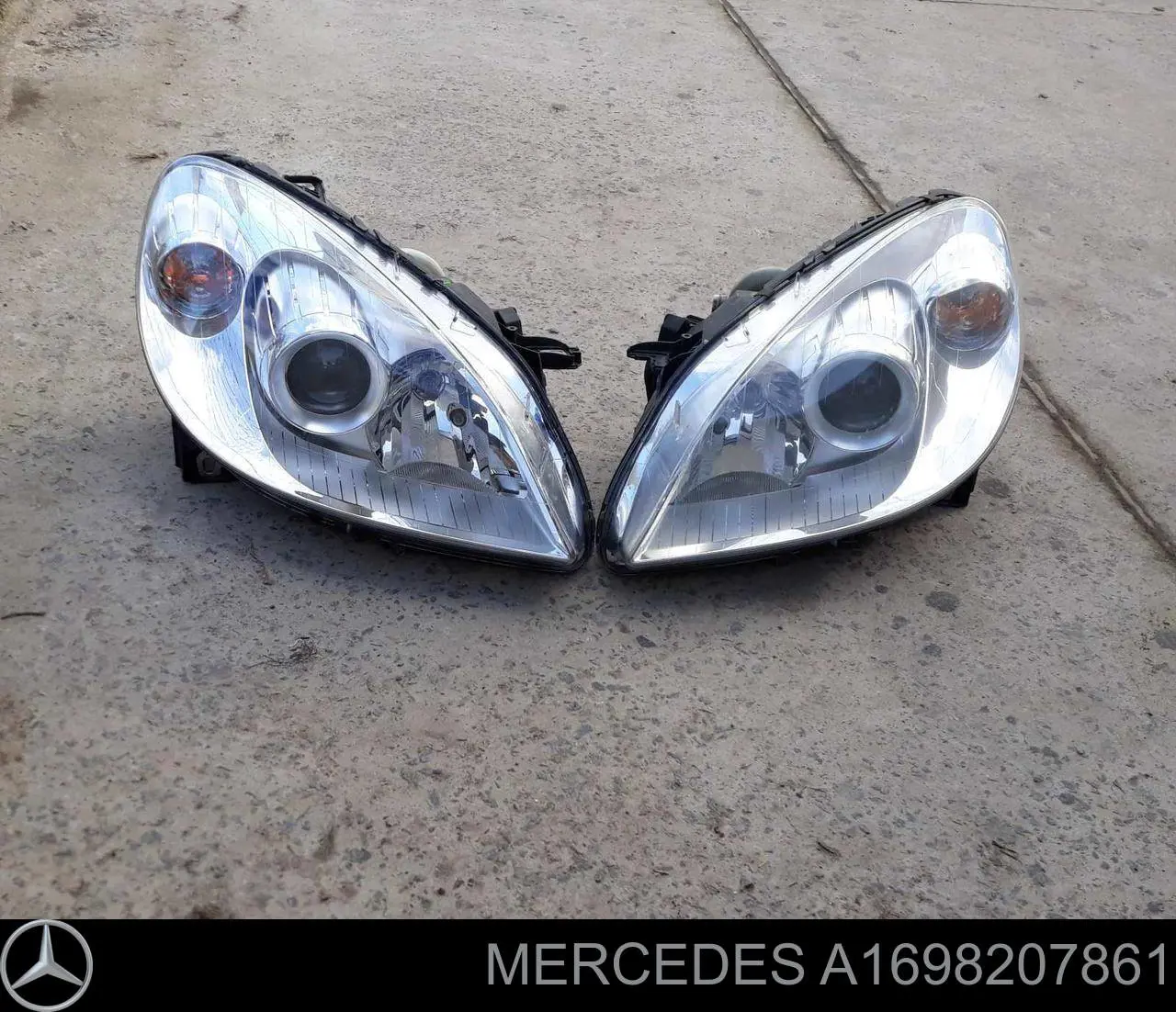 Luz direita Mercedes A1698207861 preço, a partir de 202,61 USD