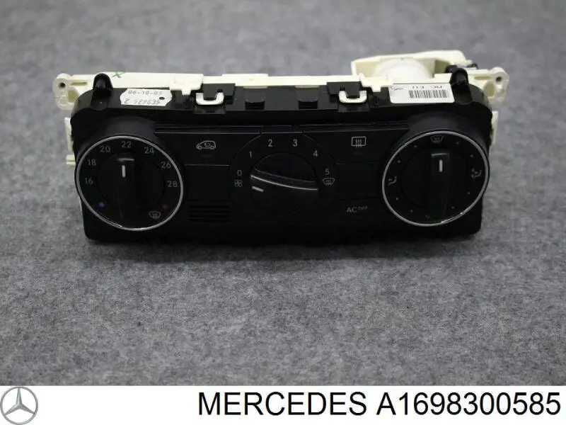 Unidade de controlo dos modos de aquecimento/condicionamento Mercedes A1698300585 preço, a partir de 59,59 USD