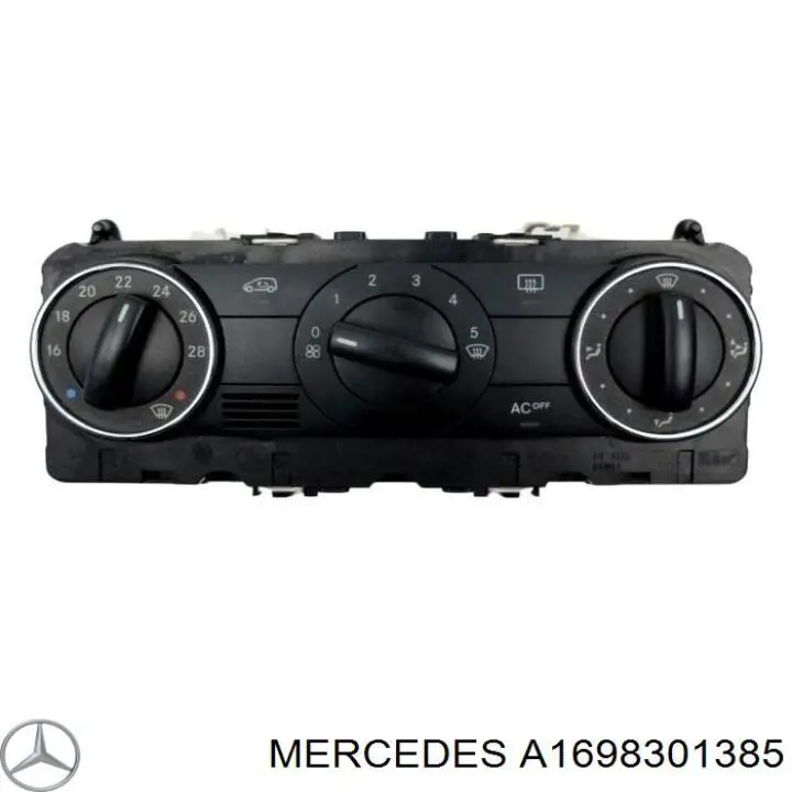 A1698301385 Mercedes Unidade de controlo dos modos de aquecimento/condicionamento