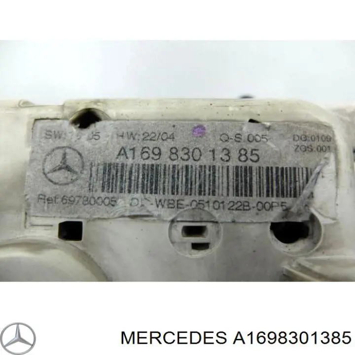 Unidade de controlo dos modos de aquecimento/condicionamento Mercedes A1698301385 preço, a partir de 66,52 USD
