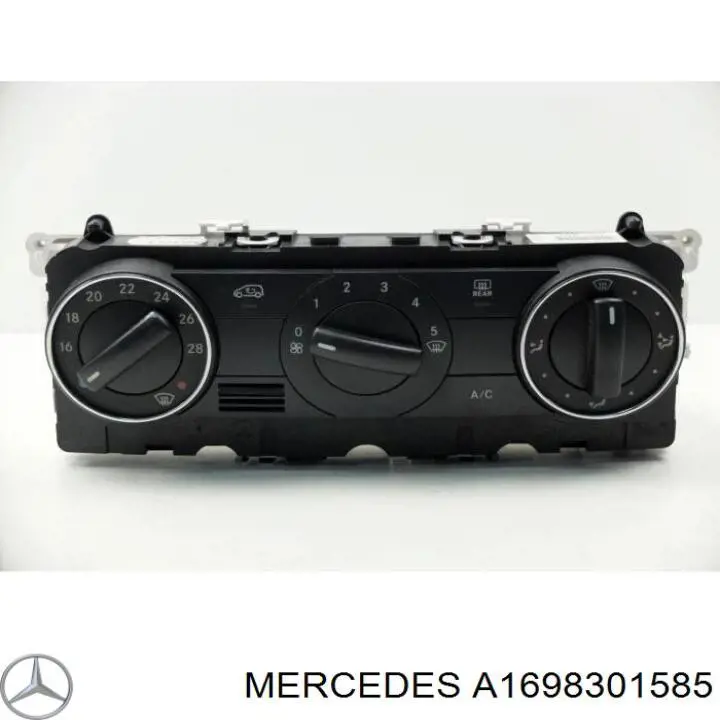 A1698301985 Mercedes Unidade de controlo dos modos de aquecimento/condicionamento