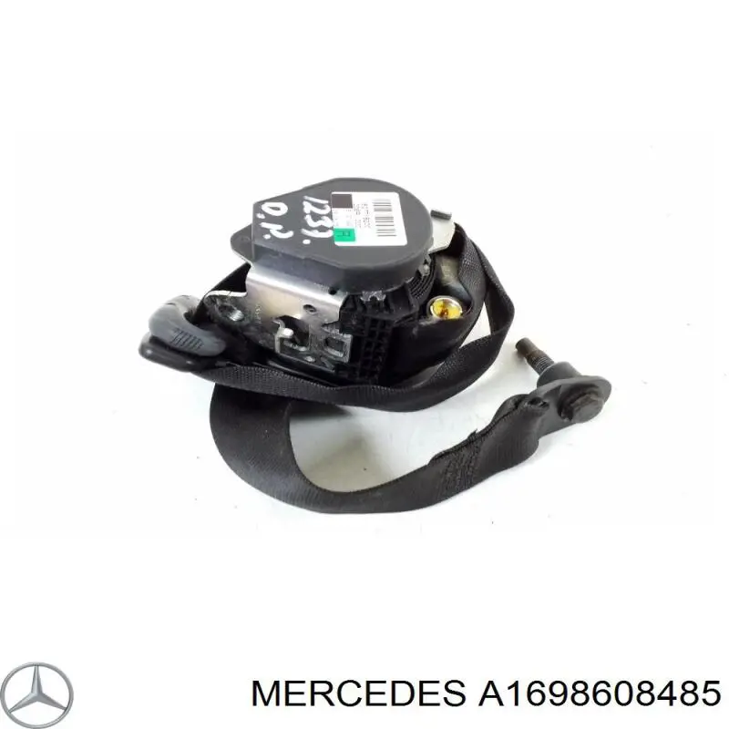 A1698608485 Mercedes Correia de segurança dianteira direita