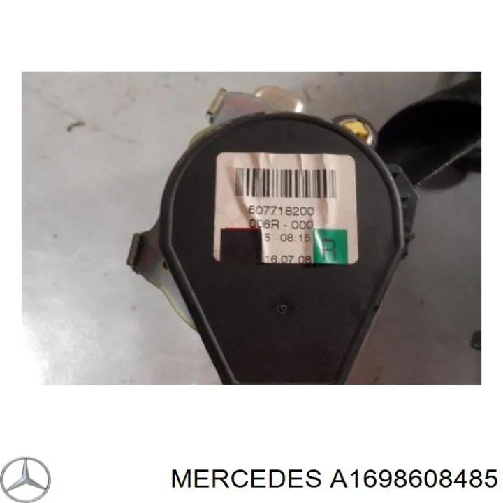 Compre A1698608485 Mercedes Correia de segurança dianteira direita