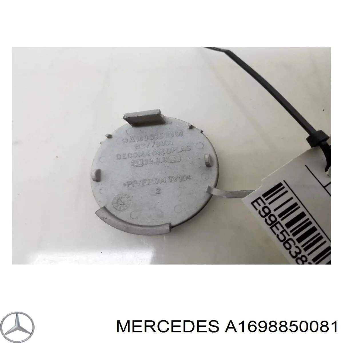A16988500819999 Mercedes Tampão dianteira do pára-choque do gancho de reboque