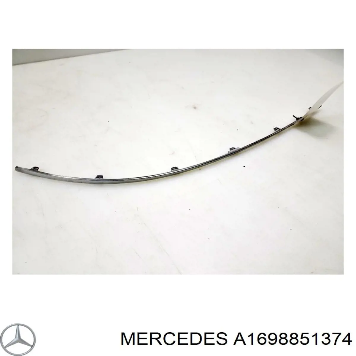 A1698851374 Mercedes Moldura esquerda do pára-choque dianteiro