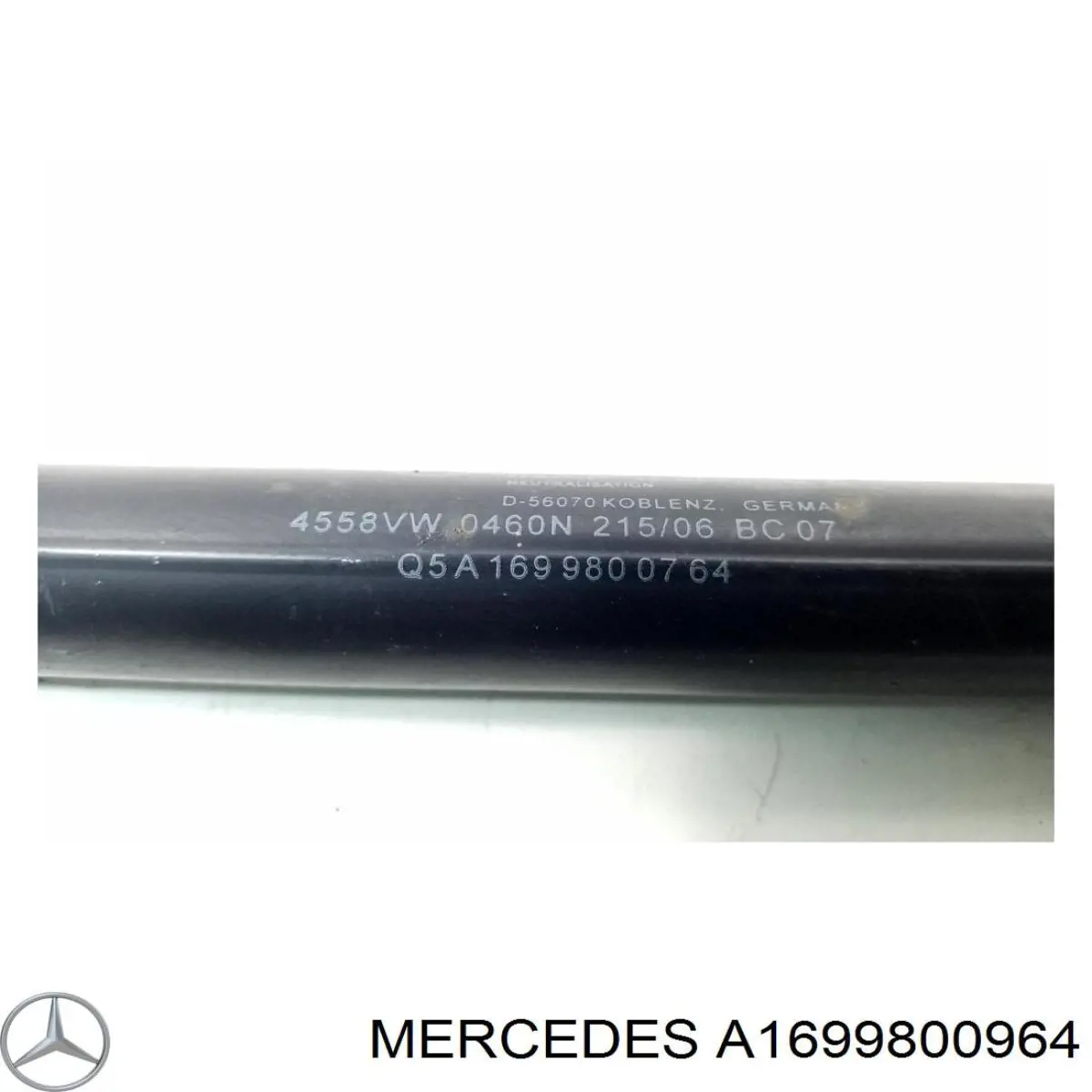 A1699800964 Mercedes Amortecedor de tampa de porta-malas (de 3ª/5ª porta traseira)