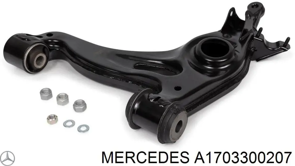 A1703300207 Mercedes Braço oscilante inferior direito de suspensão dianteira