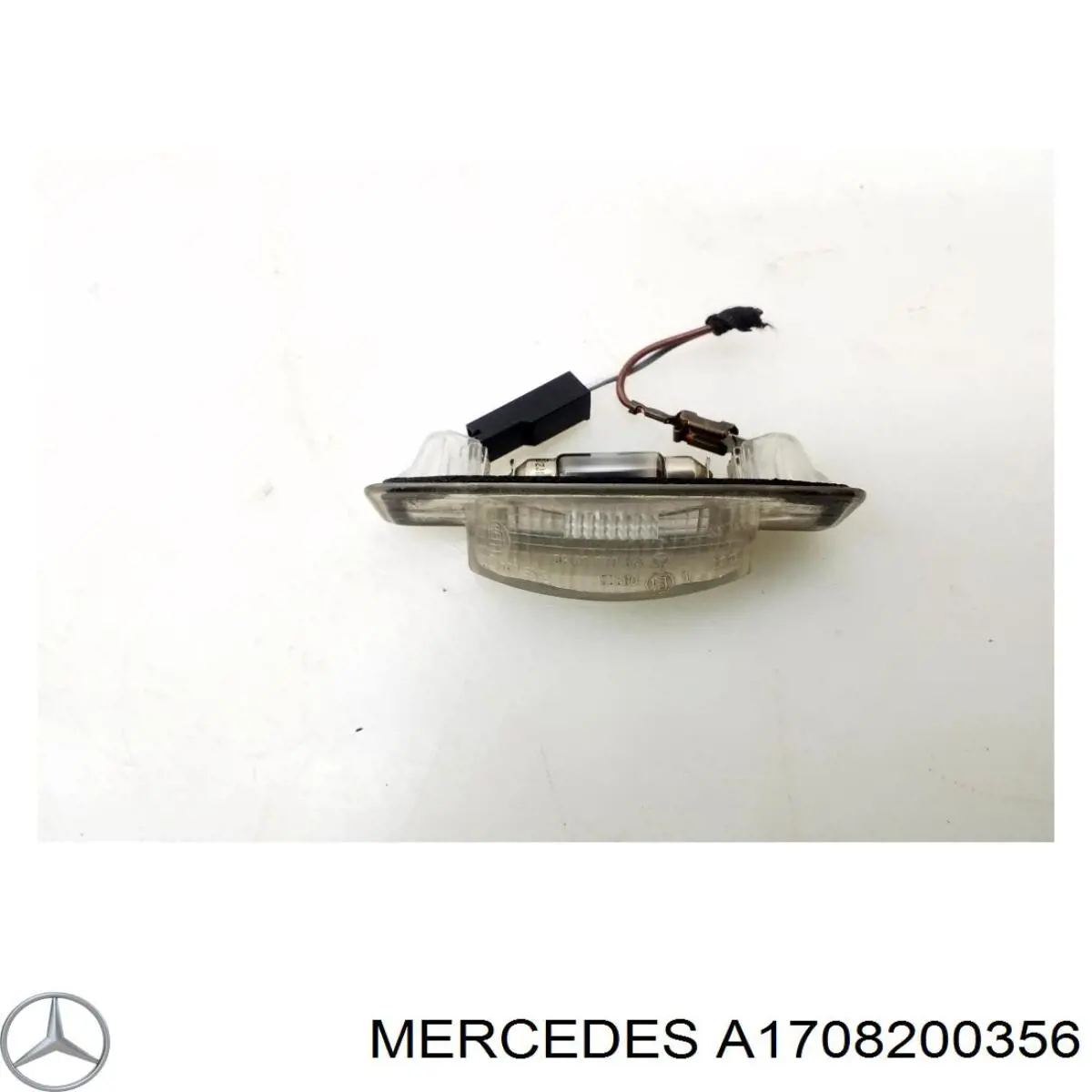 Lanterna da luz de fundo de matrícula traseira Mercedes C  W202