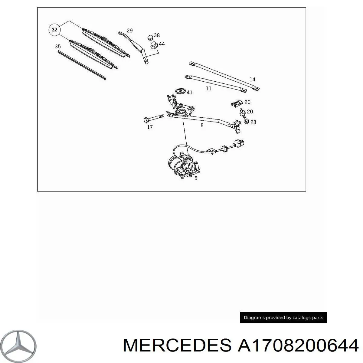 A1708200644 Mercedes 