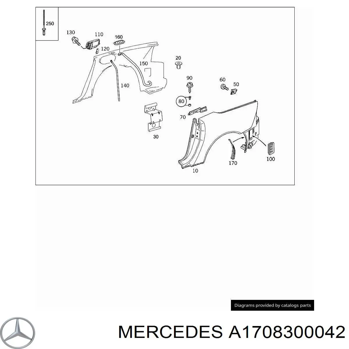 Alcapão do tanque de combustível Mercedes A1708300042 preço, a partir de 14,64 USD