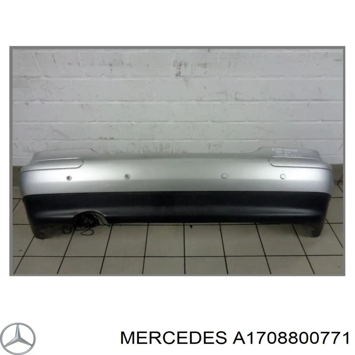 A1708800771 Mercedes Pára-choque traseiro