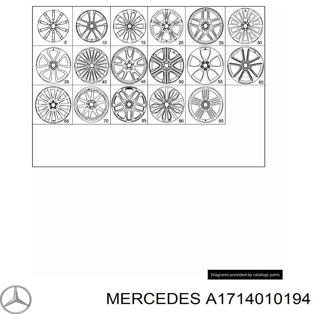  Mercedes A1714012794 preço, a partir de 2,74 USD