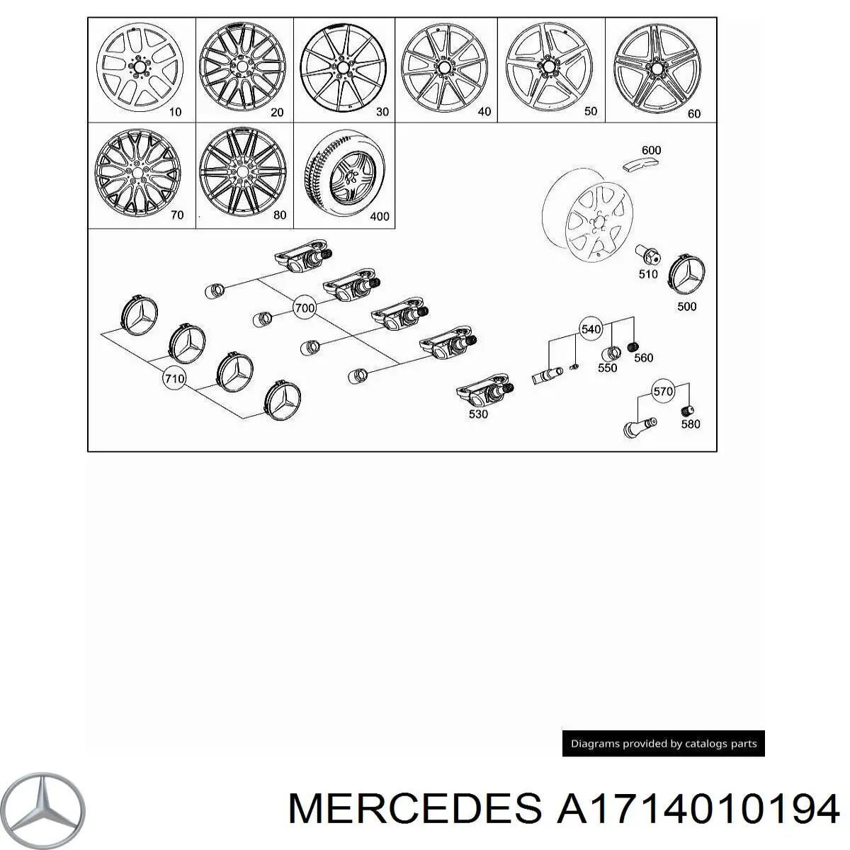 Compre A1714012794 Mercedes 