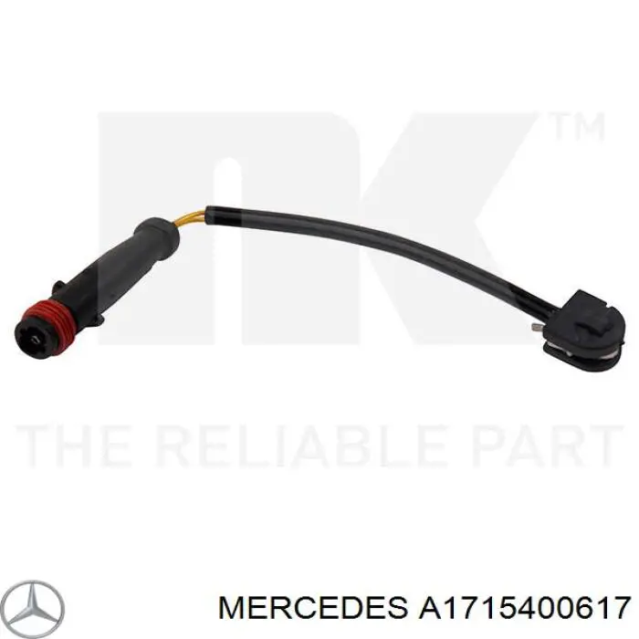 Sensor dianteiro de desgaste das sapatas do freio Mercedes A1715400617 preço, a partir de 5,22 USD