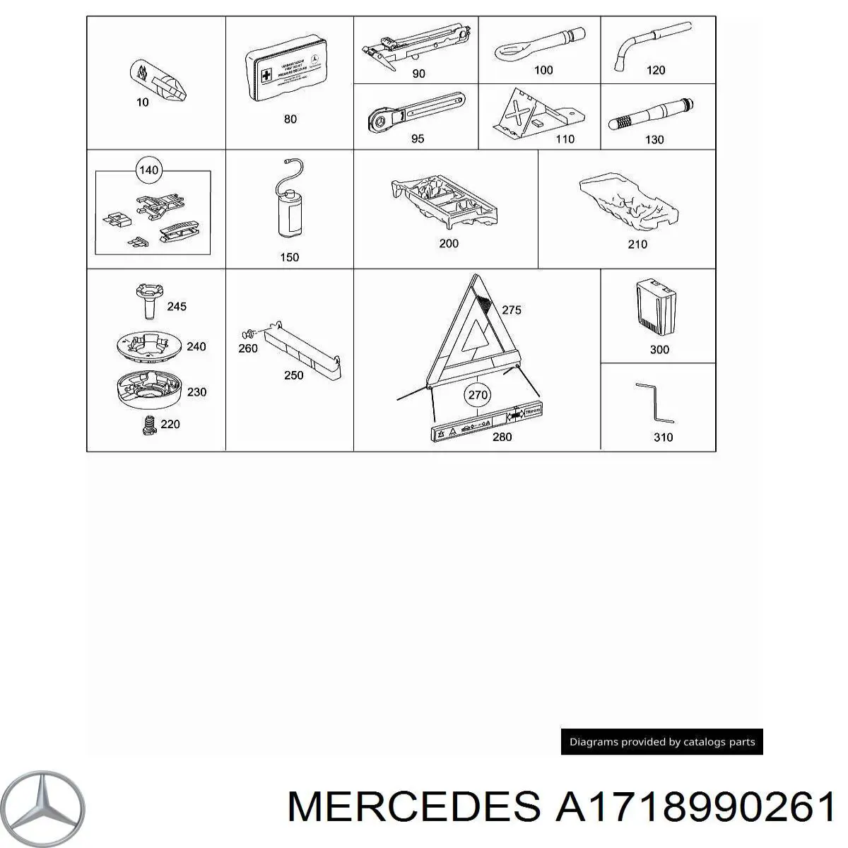 A1718990261 Mercedes 