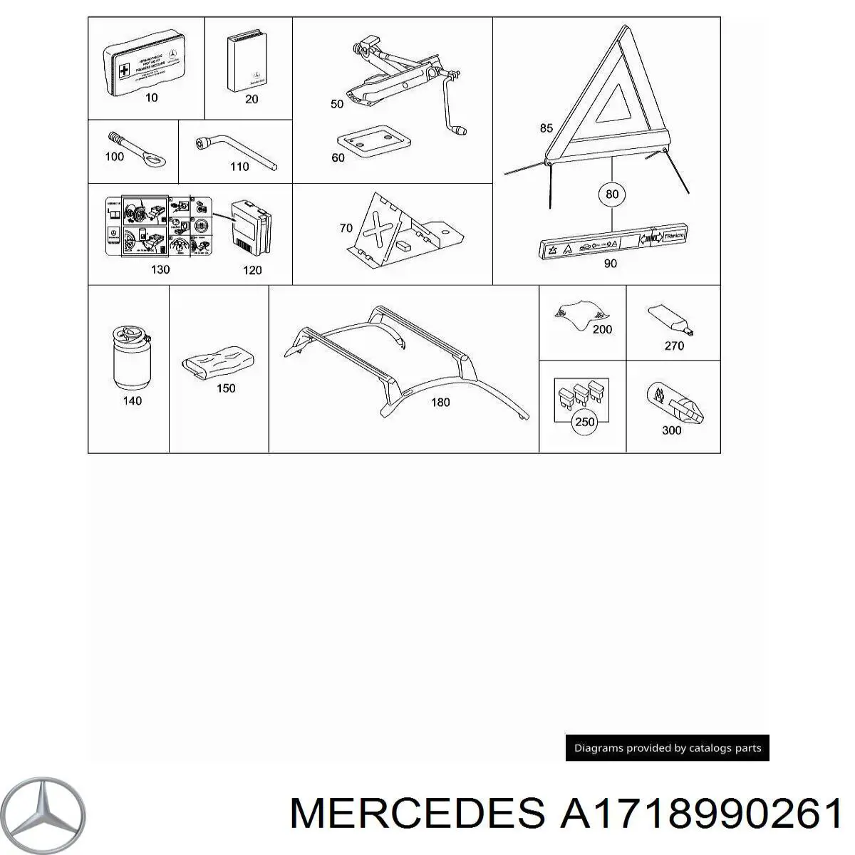  Mercedes A1718990261 preço, a partir de 49,34 USD