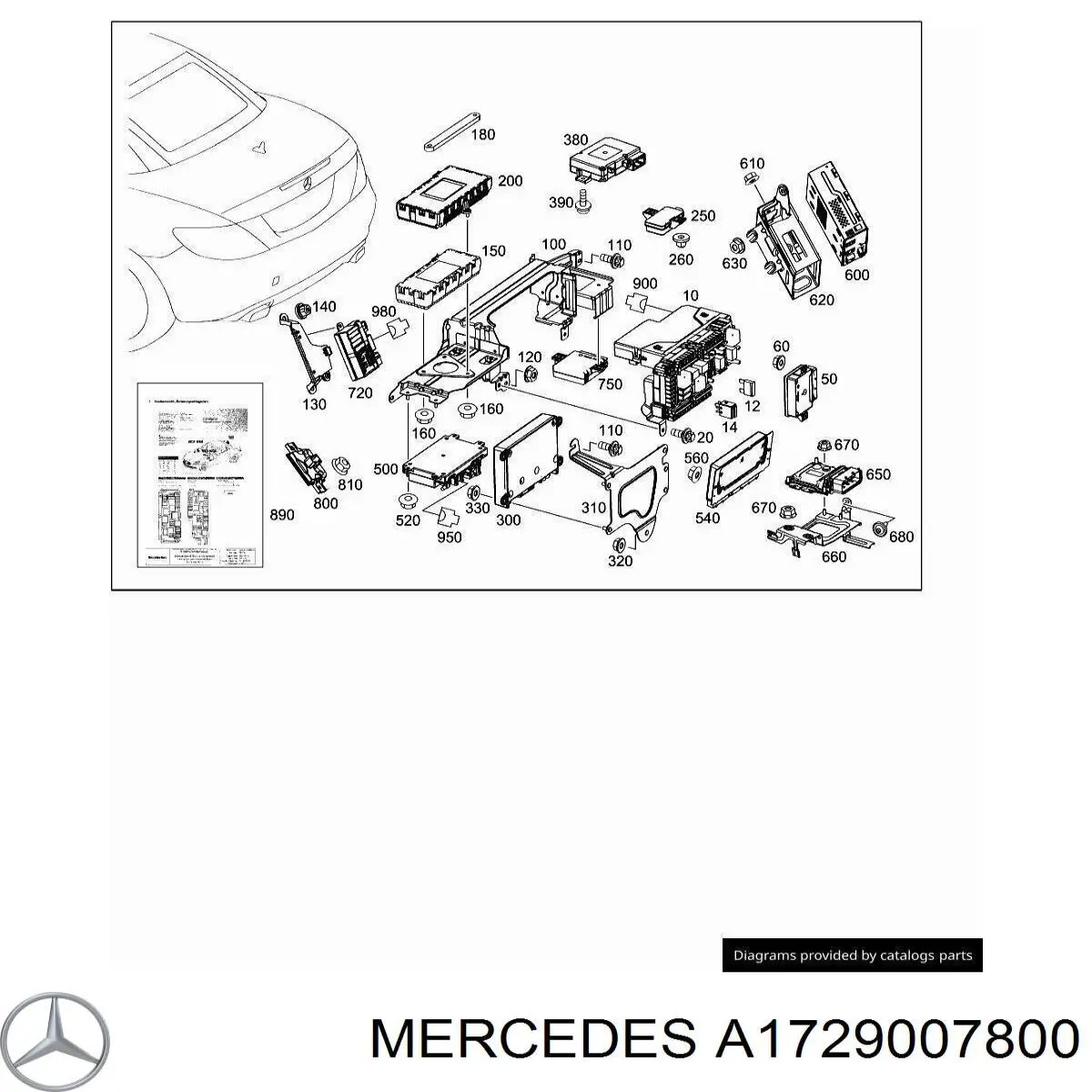 A1729007800 Mercedes 