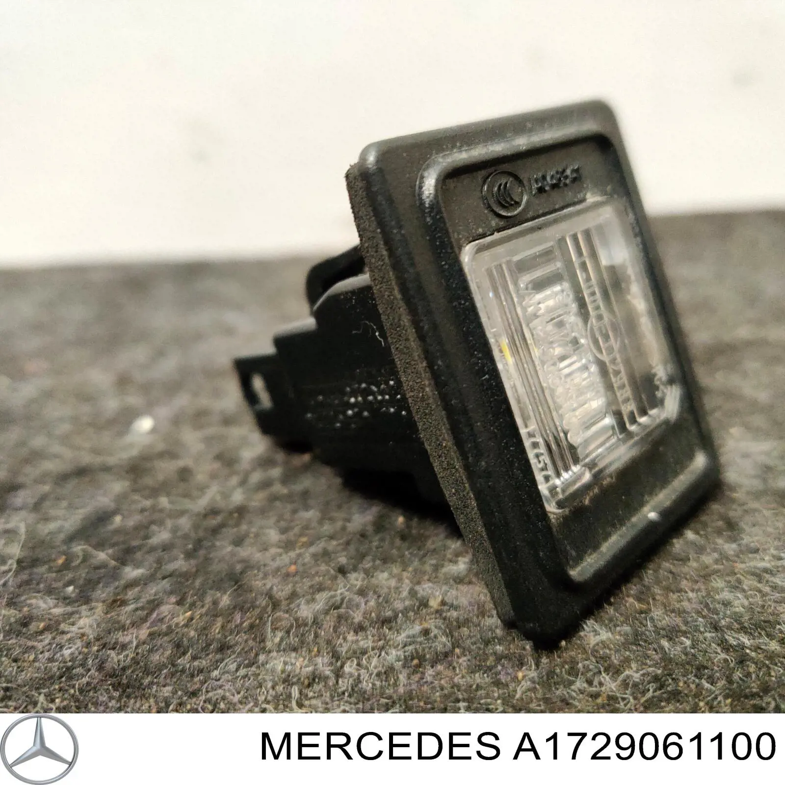 A1729061100 Mercedes Lanterna da luz de fundo de matrícula traseira