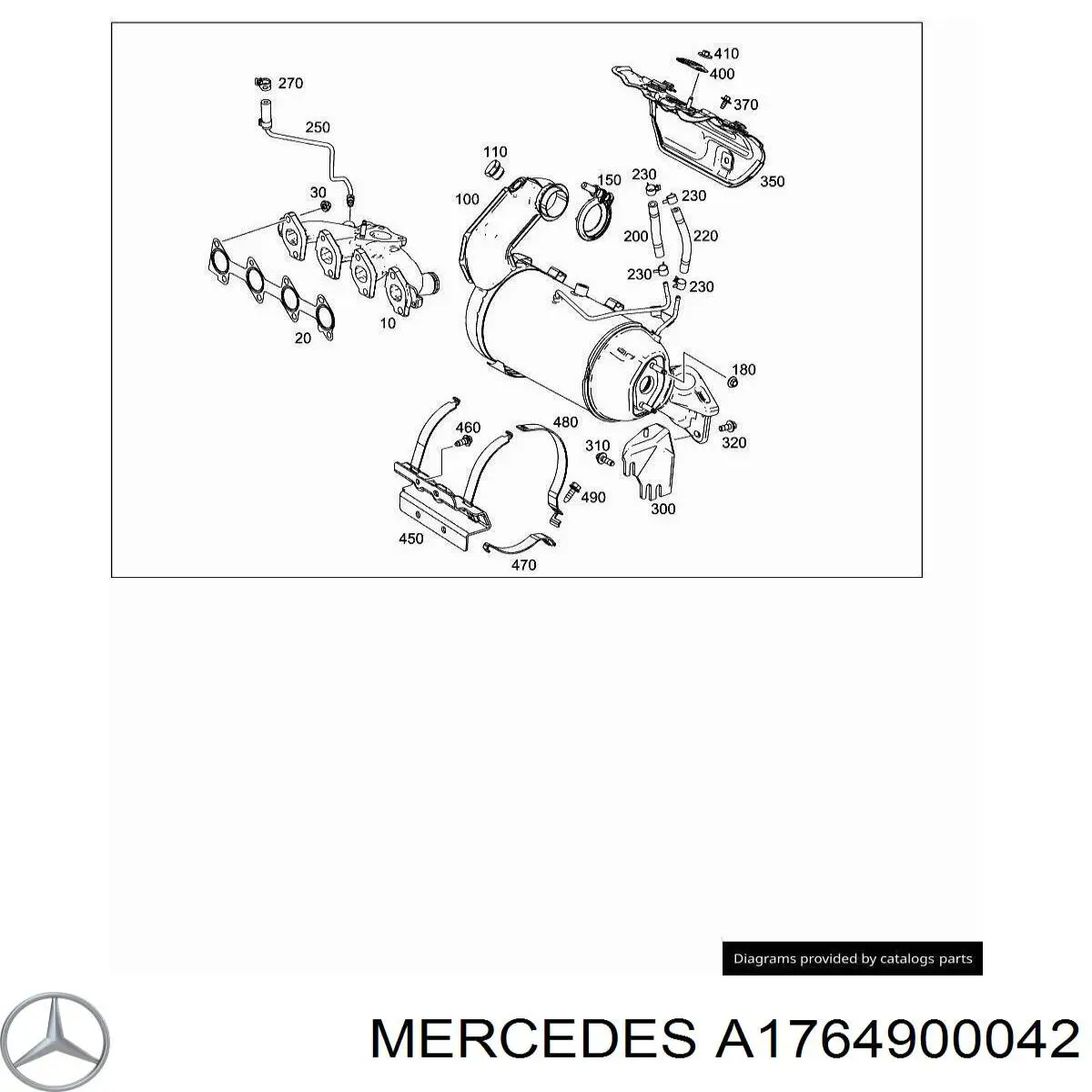  Mercedes A1764900042 preço, a partir de 218,18 USD