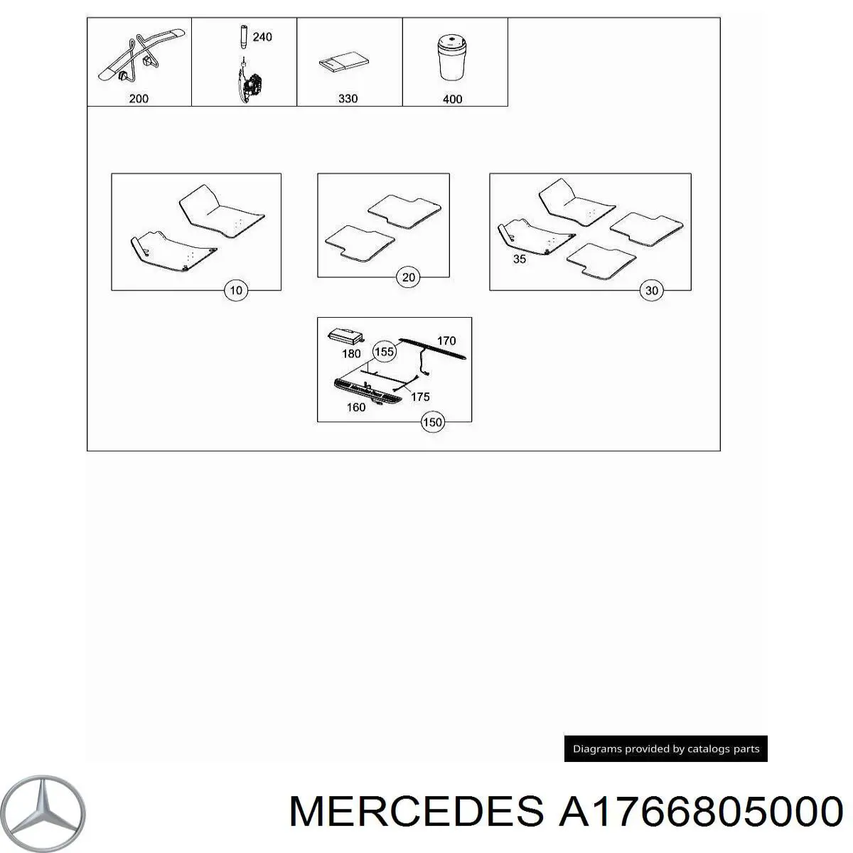 A1766805000 Mercedes 