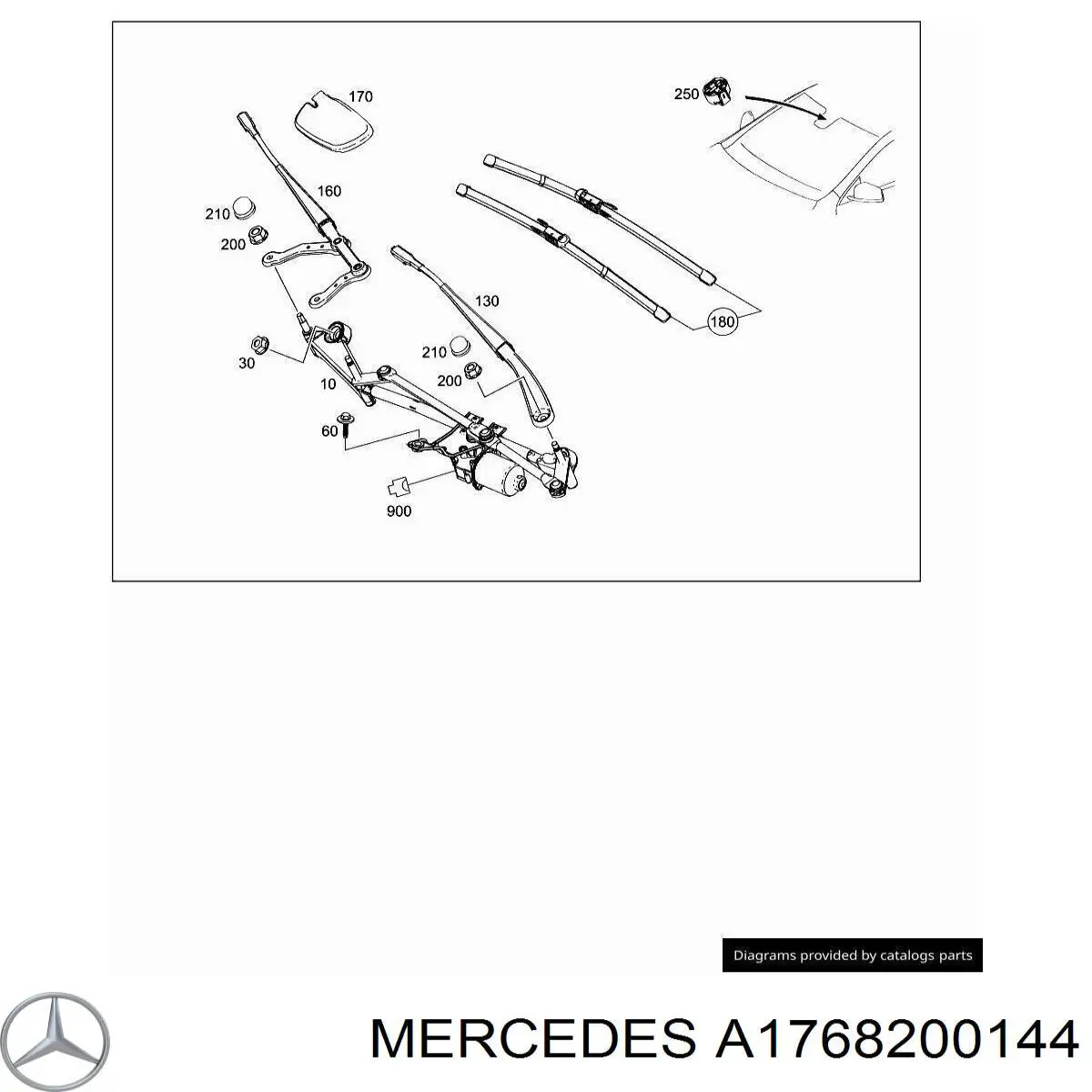  Mercedes A1768200144 preço, a partir de 125,69 USD