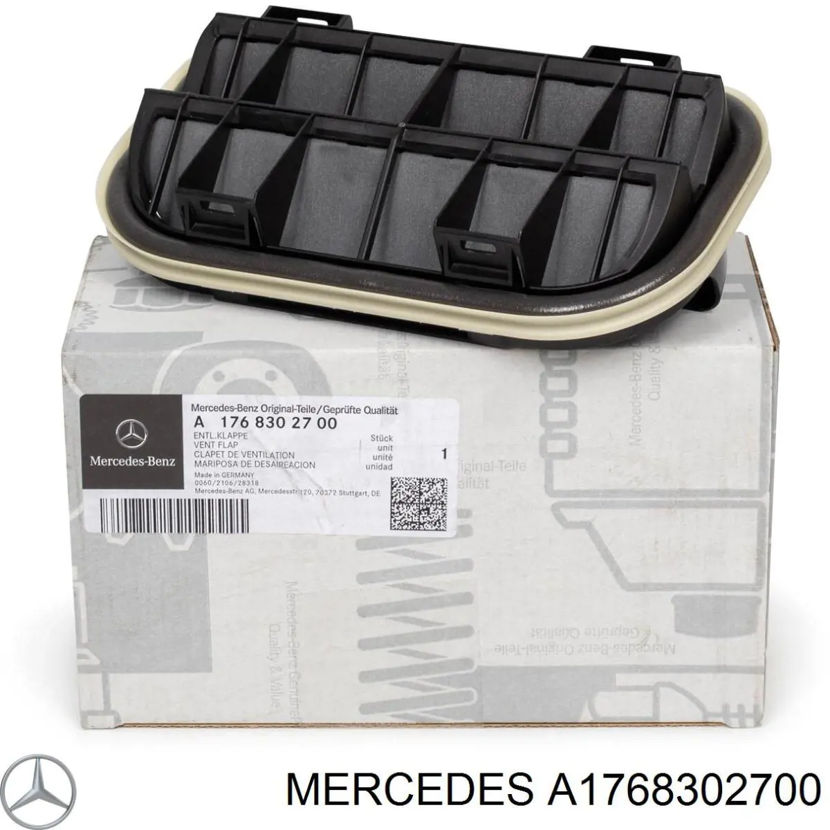 A176830270064 Mercedes Grelha traseira de ventilação
