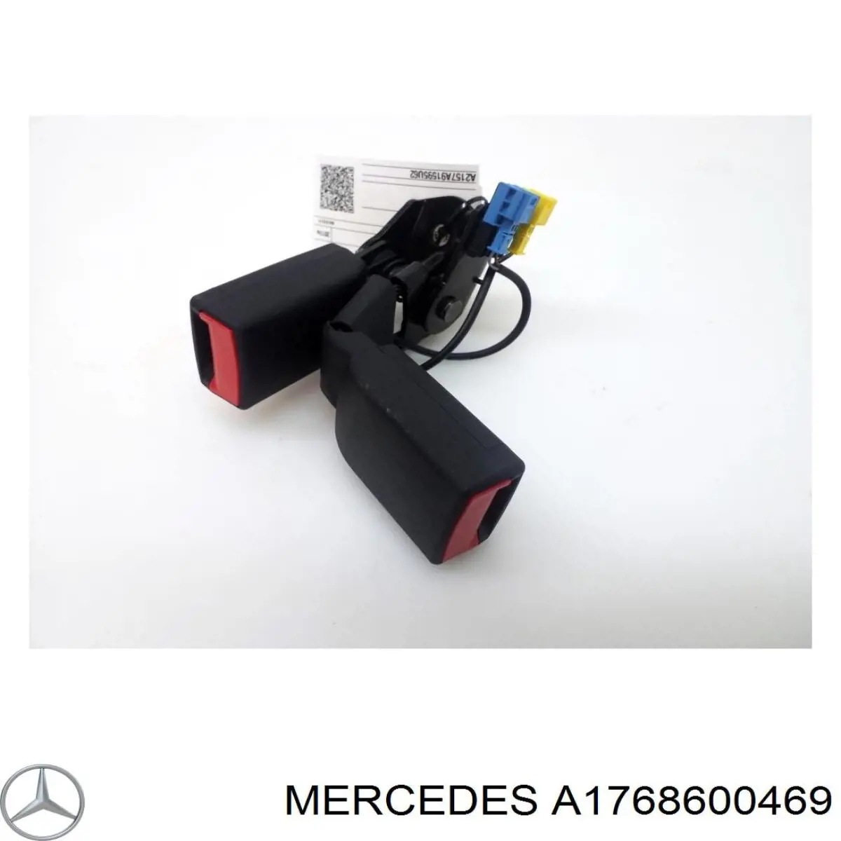 Cinto de segurança traseiro direito A1768600469 Mercedes