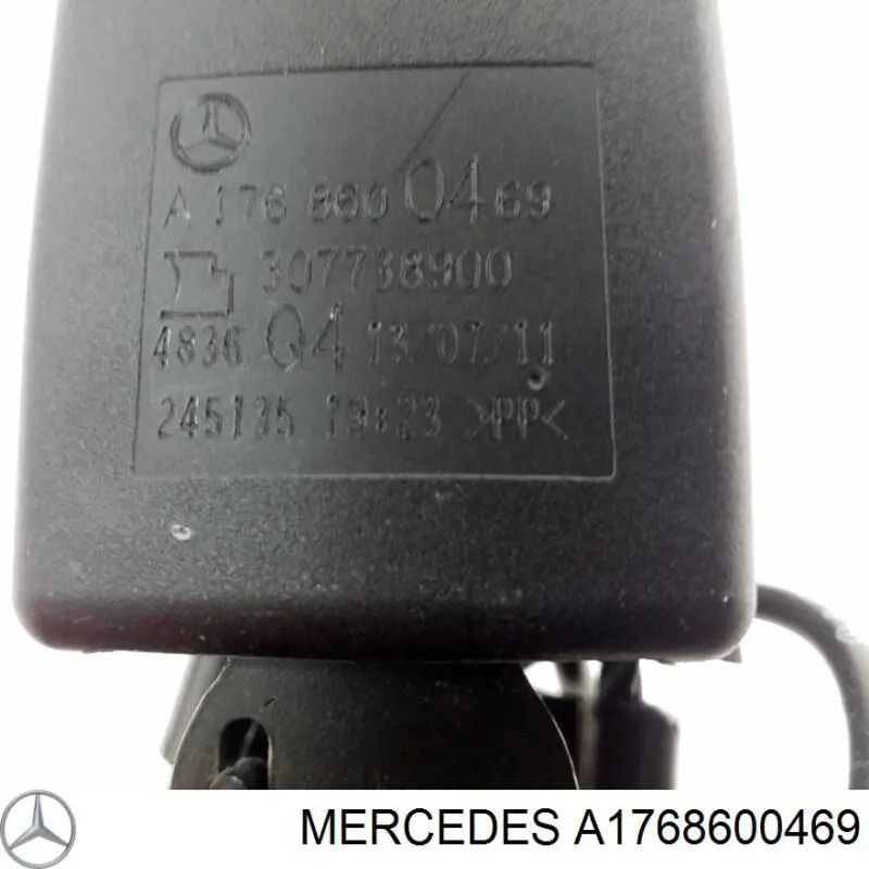 Compre A1768600469 Mercedes Cinto de segurança traseiro direito