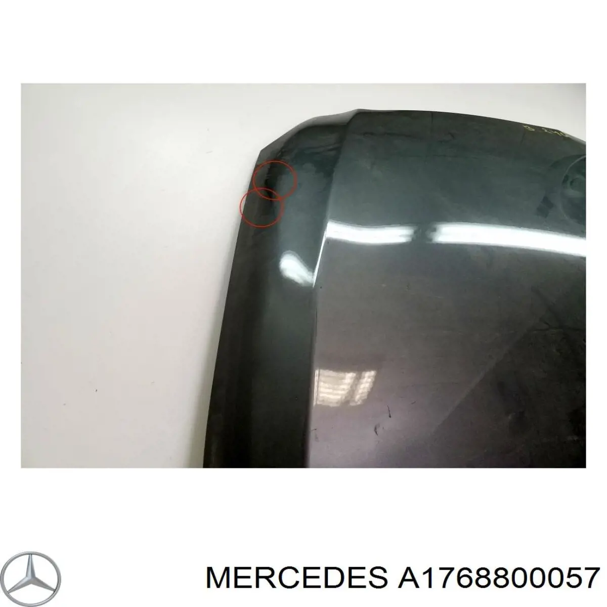 Capota Mercedes A1768800057 preço, a partir de 502,28 USD