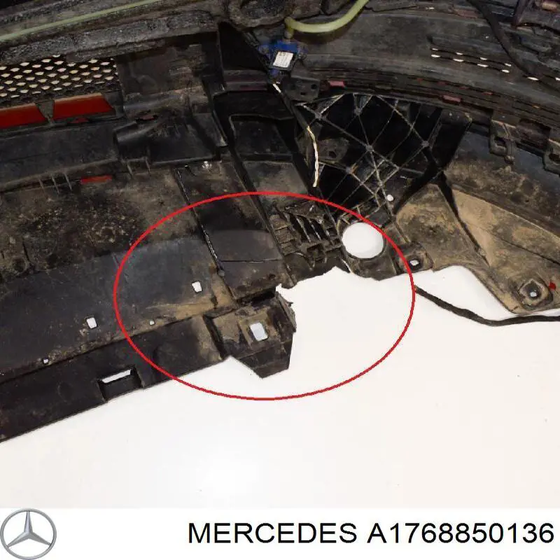 Proteção do pára-choque dianteiro Mercedes A1768850136 preço, a partir de 115,26 USD