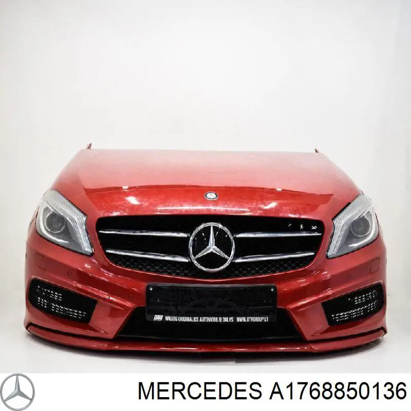 Compre A1768850136 Mercedes Proteção do pára-choque dianteiro
