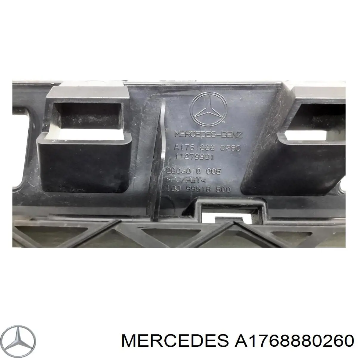 Grelha do radiador A1768880260 Mercedes