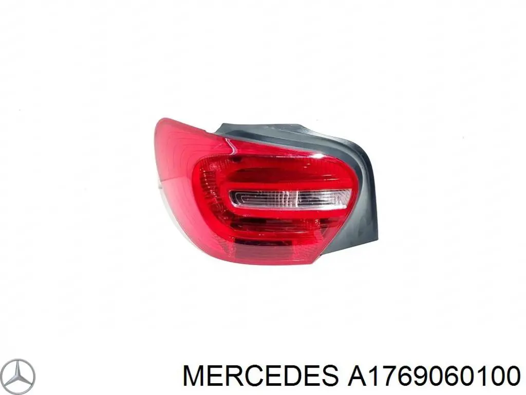 Lanterna traseira esquerda Mercedes A1769060100 preço, a partir de 182,28 USD