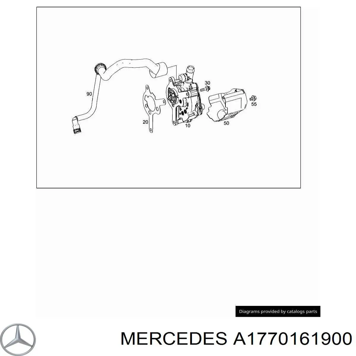 Vedante de bomba de vácuo Mercedes A1770161900 preço, a partir de 18,28 USD