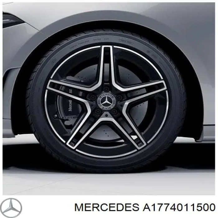 A1774011500 Mercedes Discos de roda de aleação ligeira (de aleação ligeira, de titânio)