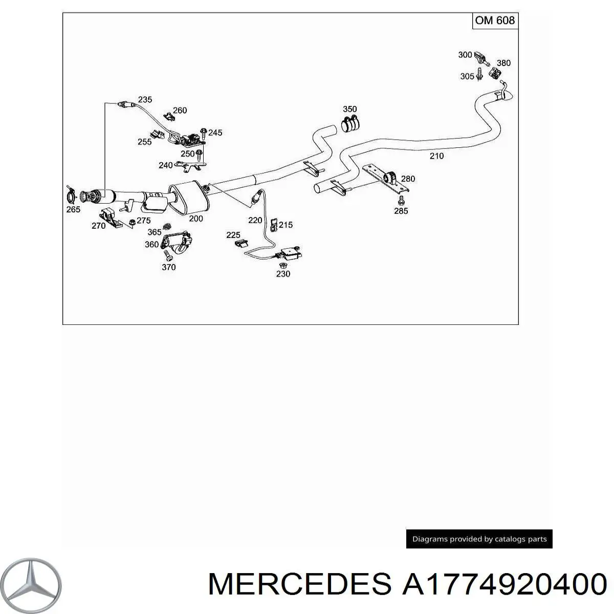  Mercedes A1774920400 preço, a partir de 13,27 USD