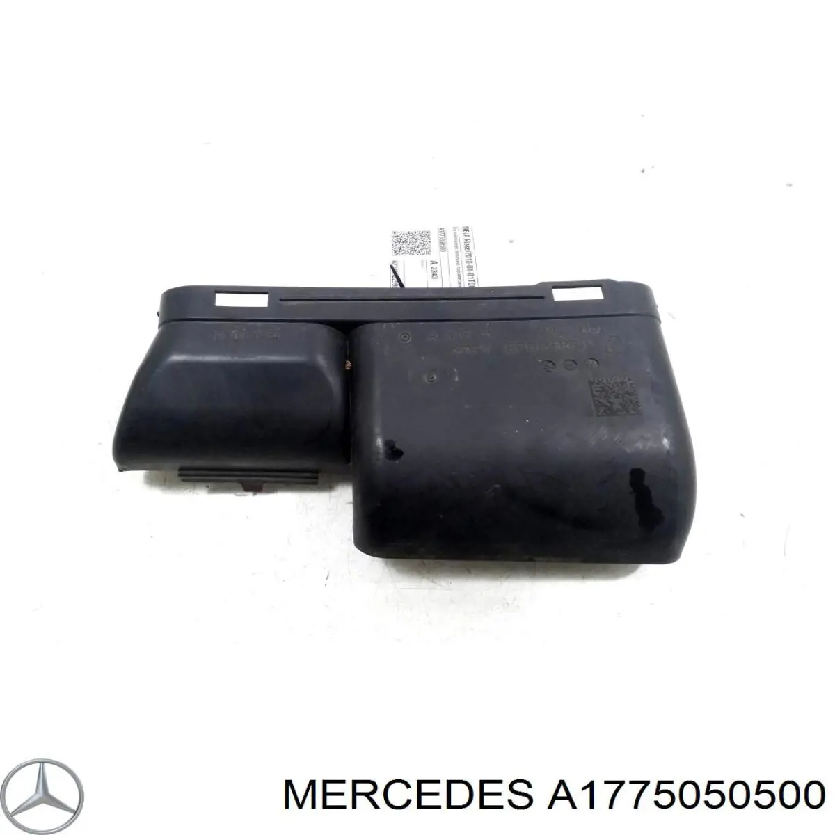 A1775050500 Mercedes Conduto de ar (defletor) direito do radiador
